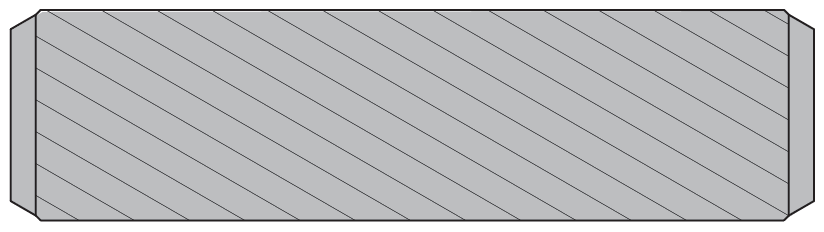 Helical knurls